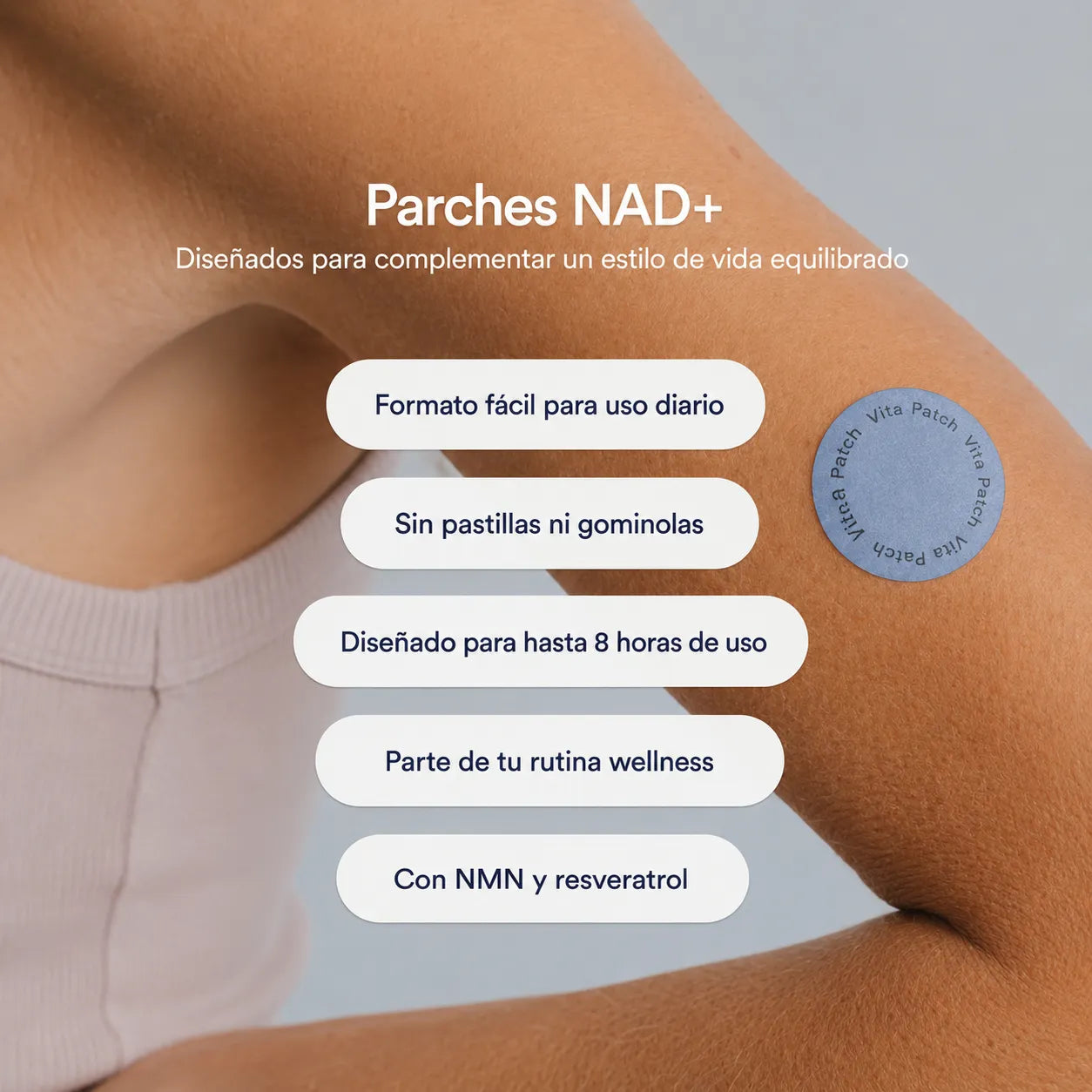 Parches NAD+ Antienvejecimiento